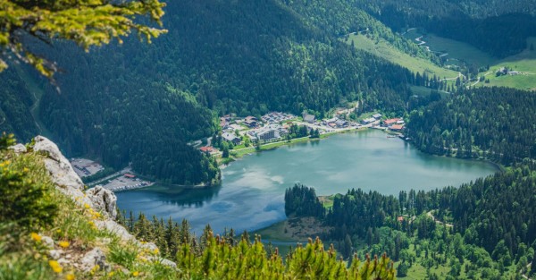 Spitzingsee von oben