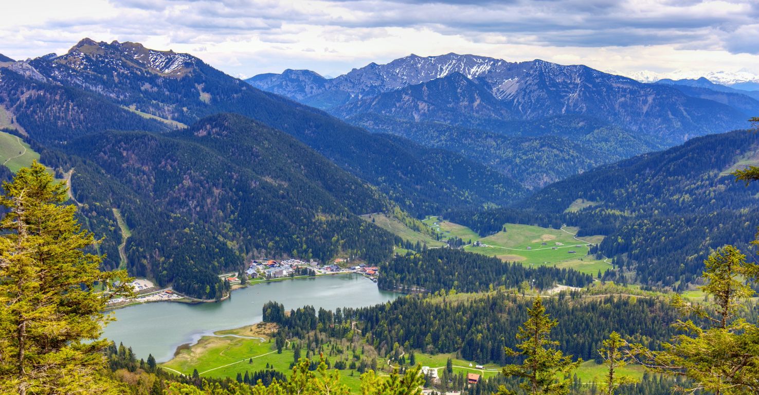 Spitzingsee von Oben