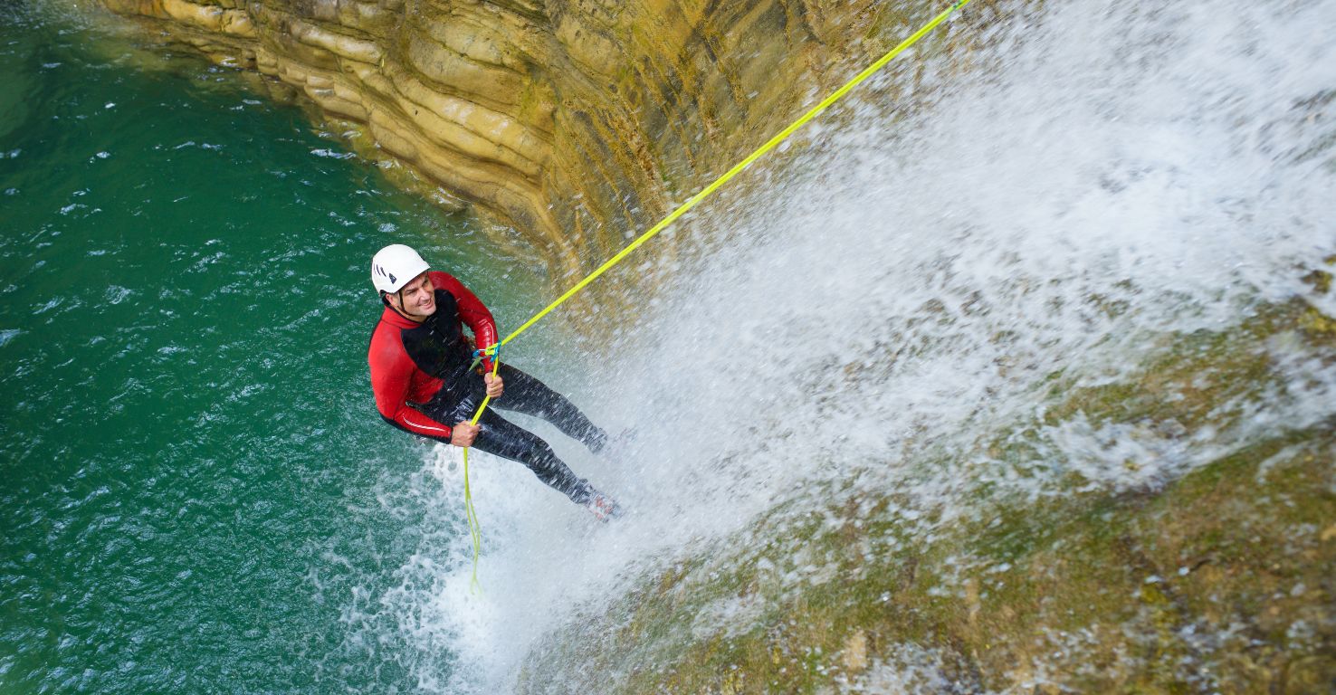 Canyoning im Fluss
